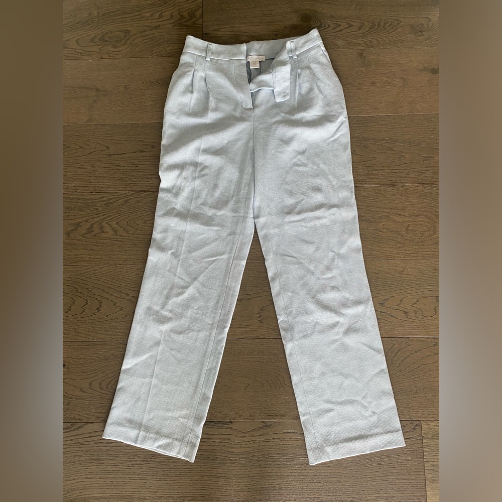 High Waisted Light Blue Pants